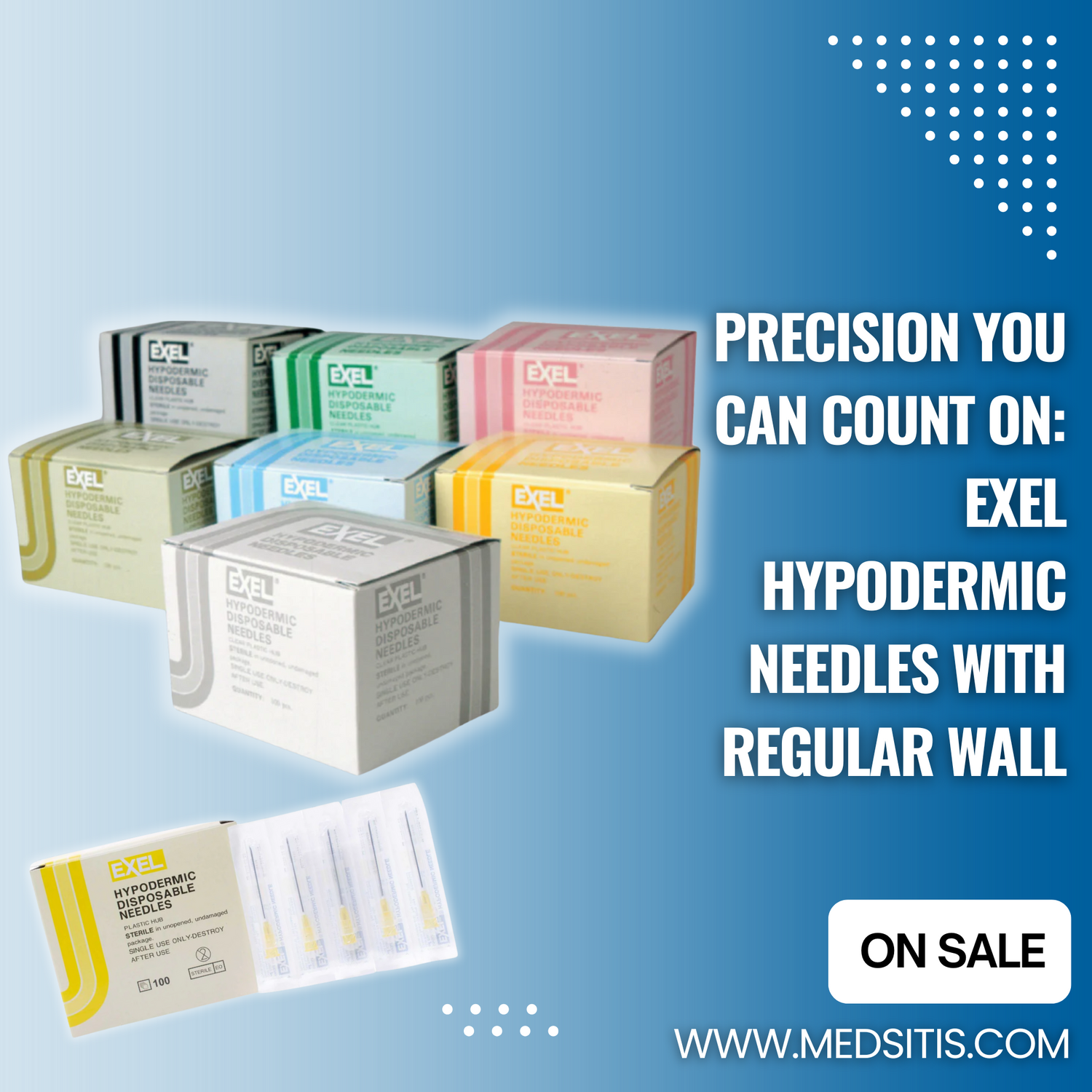Precision You Can Count On: EXEL Hypodermic Needles with Regular Wall