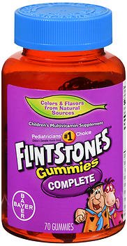 Flintstones Complete Children's Multivitamin Supplement Gummies 01650055434