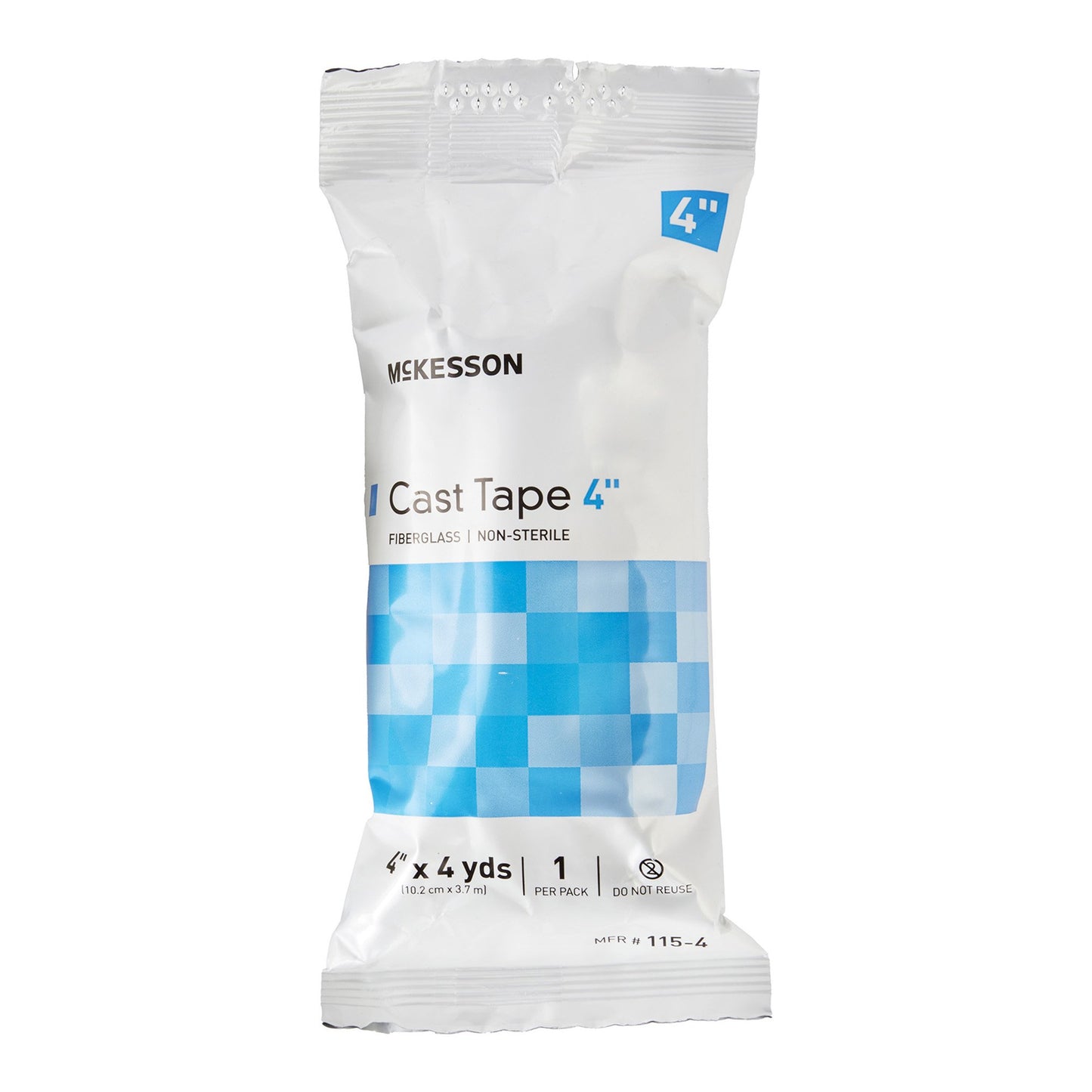 McKesson White Cast Tape, 4 Inch x 4 Yard 115-4