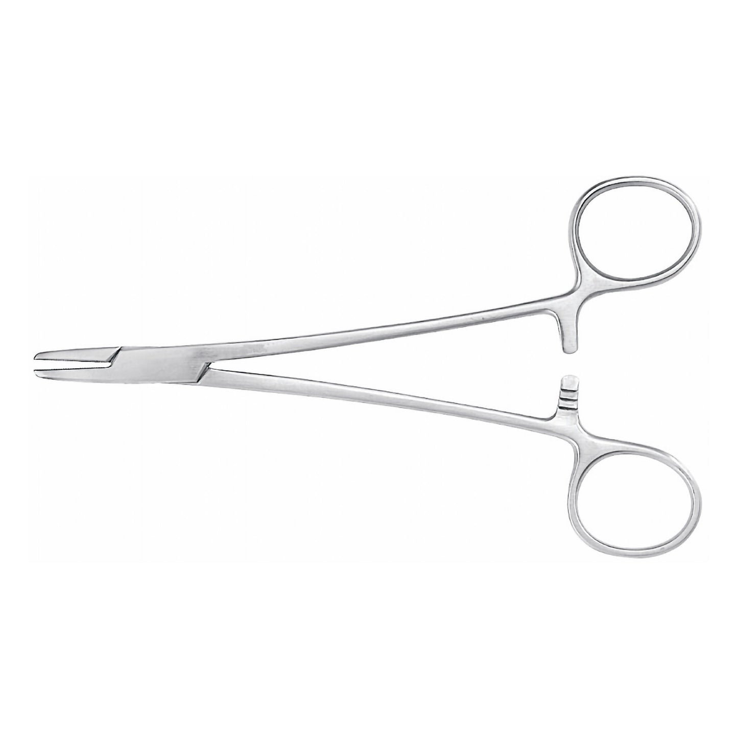 Needle Holder McKesson Mayo-Hegar 5 Inch Length Serrated Jaws Finger Ring Handle - 43-2-842
