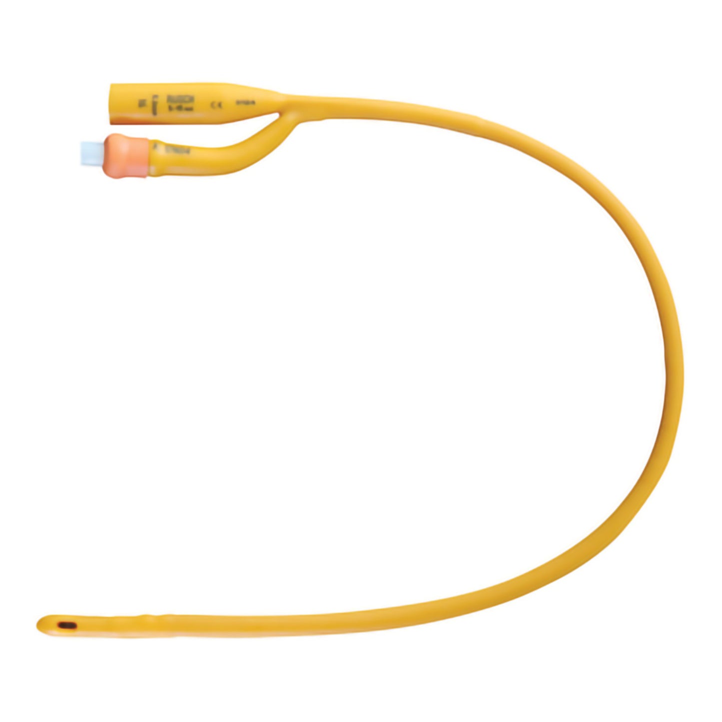 Teleflex LLC Rsch Gold Foley Catheter, 18 Fr., 5 cc, Straight Tip 180705180, 1 Each