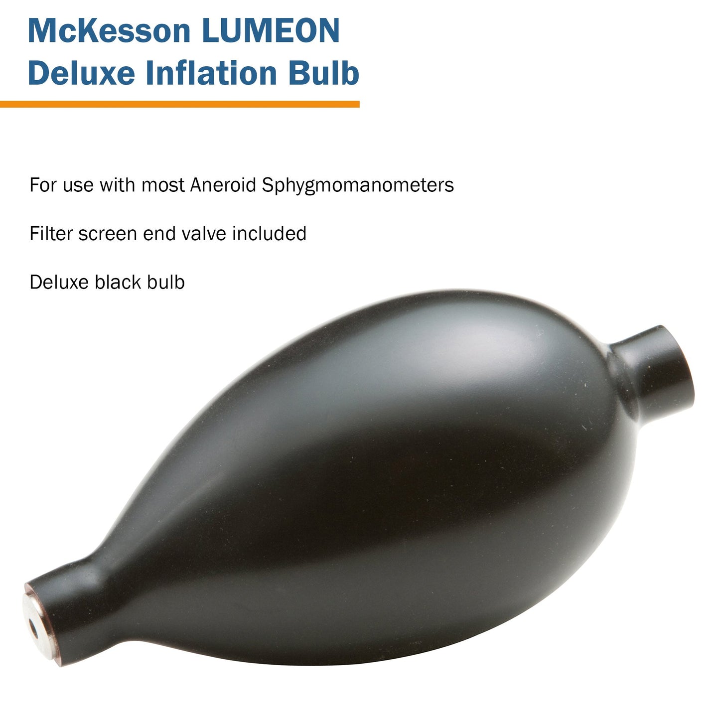 McKesson Lumeon™ Blood Pressure Unit Inflation Bulb 01-870NGM