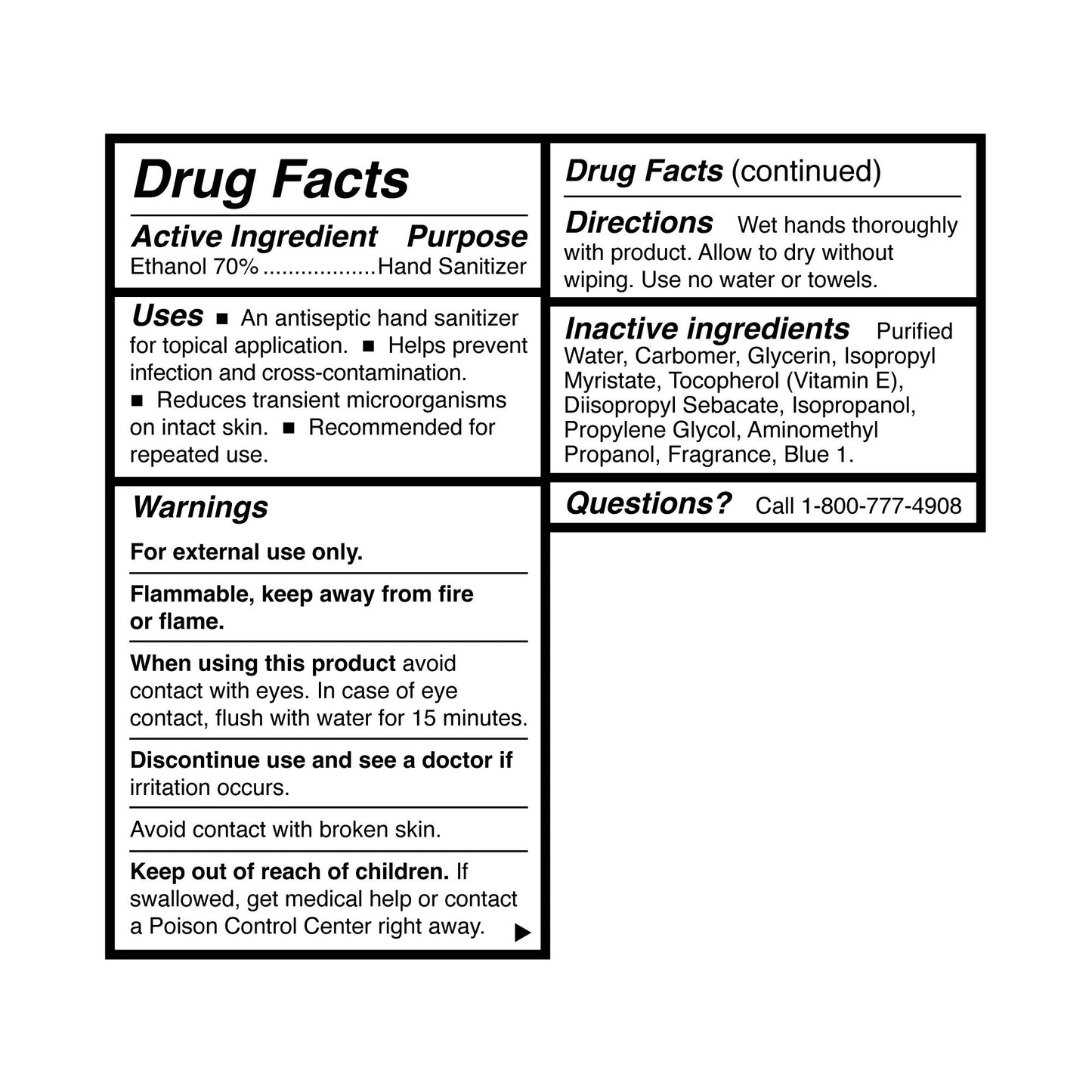 McKesson Premium Hand Sanitizer 70% Alcohol Gel, 18 oz Bottle, Summer Rain Scent 53-28037-18