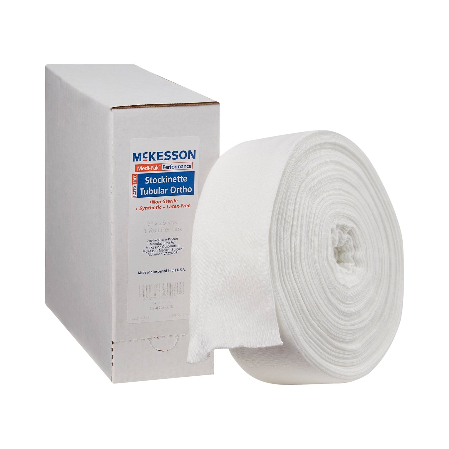 McKesson Brand McKesson White Polyester Tubular Stockinette, 3 Inch x 25 Yard 16-4TS-325, Case of 12