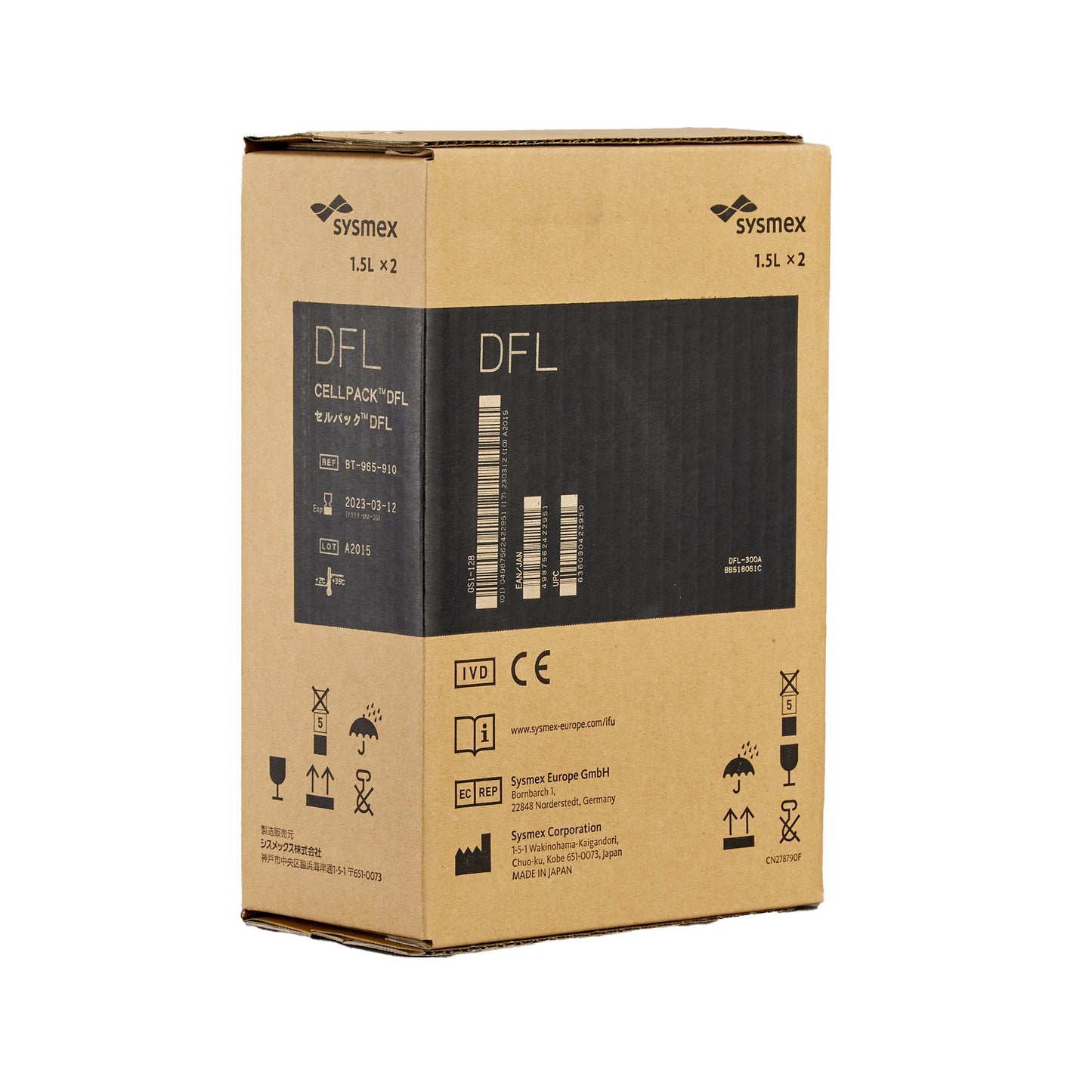 Hematology Reagent Diluent Cellpack® DFL Platelet-F For XN-350L / XN-450L / XN-550L / XN-1000 / XN-2000 Hematology Analyzers BT965910