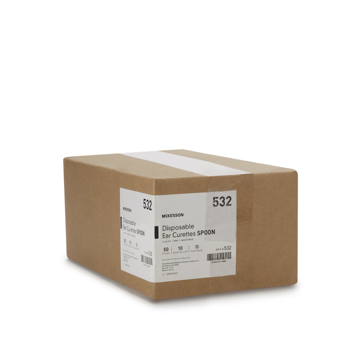 McKesson Ear Curette, 2 mm, Cup Tip 532