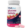 Glucose Supplement TRUEplus™ 50 per Bottle Chewable Tablet Raspberry Flavor - P1H01RS-50