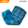 Slipper Socks McKesson Unisex Adult Double Tread Single Patient Use Teal 16-A-3828-D