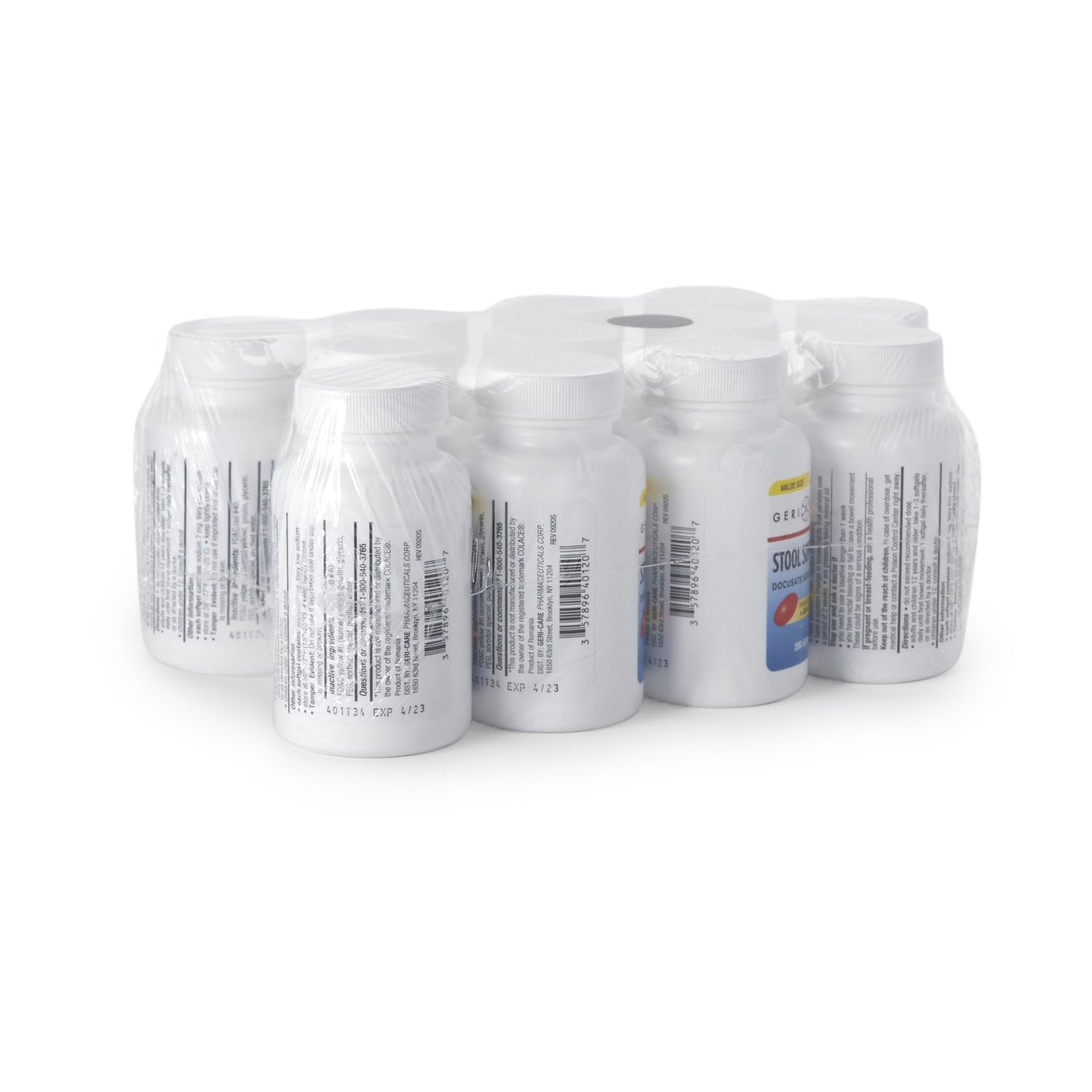 Geri-Care® Docusate Sodium Stool Softener 401-20-GCP