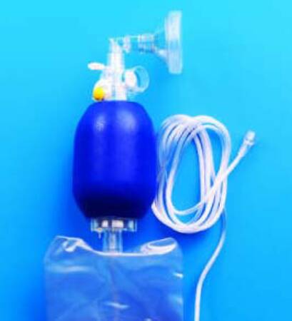 Vyaire Medical CareFusion Pediatric Nasal / Oral Mask Resuscitator Bag 2K8008, Case of 6