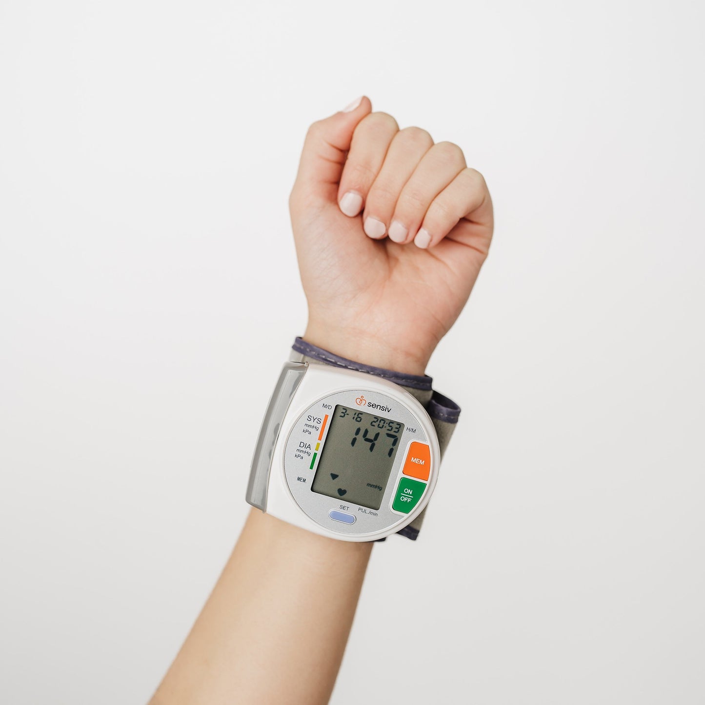 Sensiv Wrist Blood Pressure Monitor SENBPWR