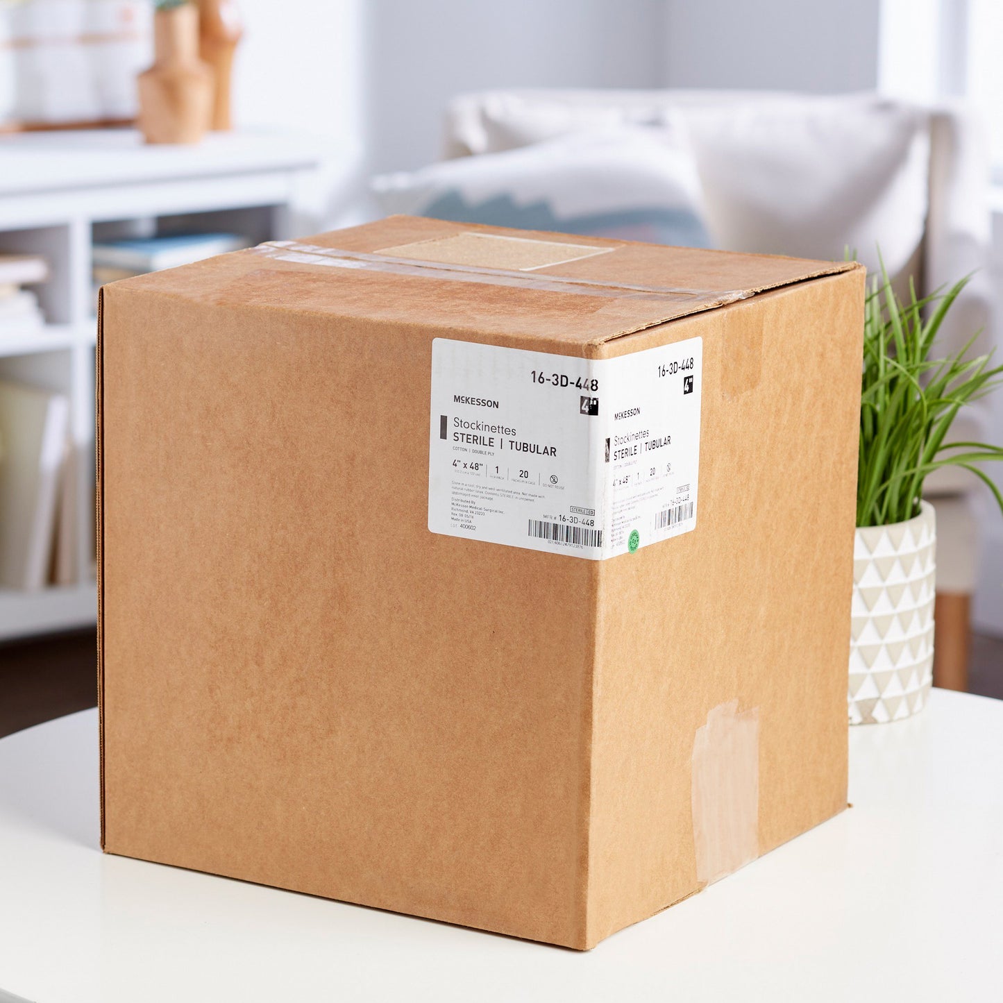 McKesson Beige Cotton Tubular Stockinette, 4 x 48 Inch 16-3D-448