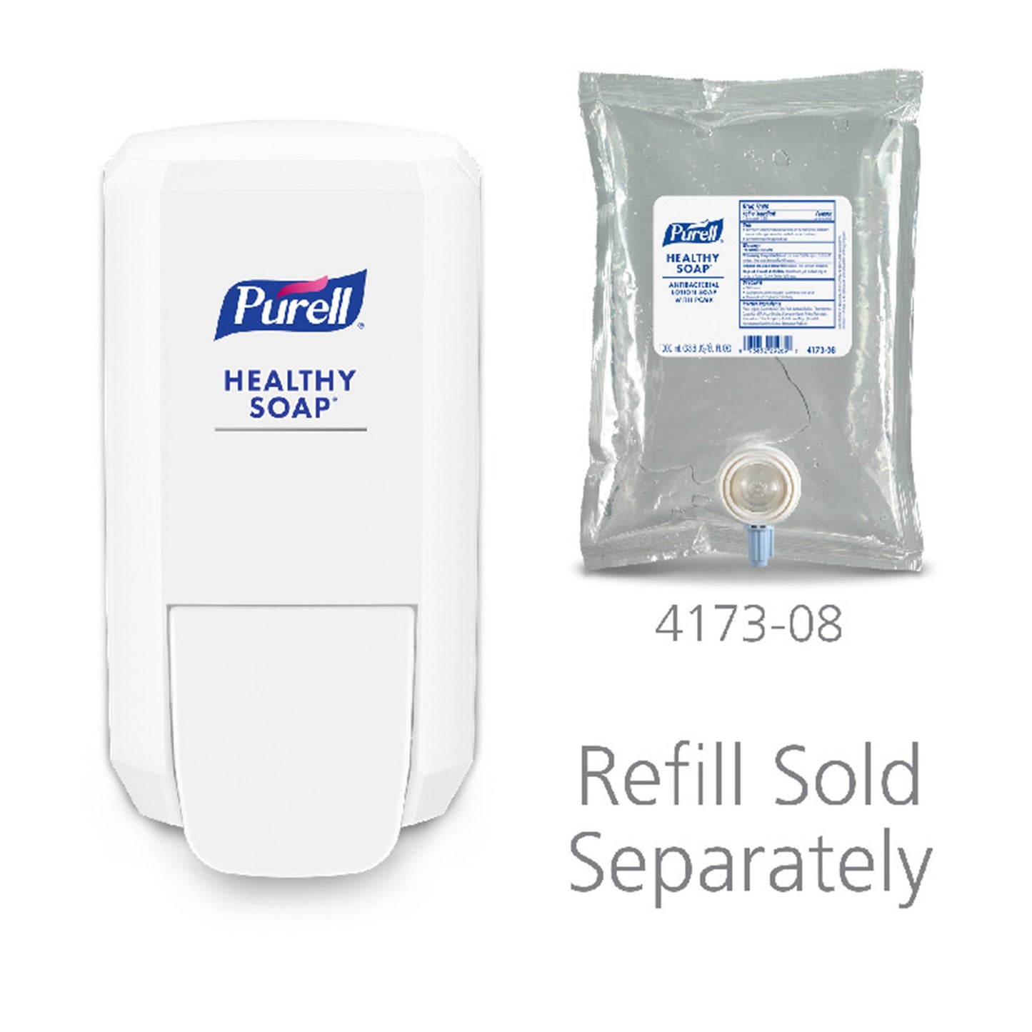 Purell® Healthy Soap® Antimicrobial Lotion Soap, 1000 mL Dispenser Refill Bag 4173-08