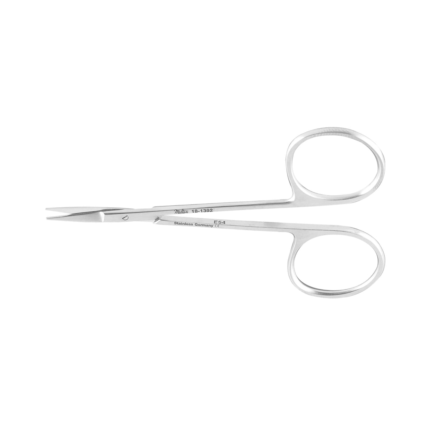 Iris Scissors Miltex® 4 Inch Length OR / Surgical Grade German Stainless Steel NonSterile Finger Ring Handle Straight Sharp Tip / Sharp Tip - 5-300