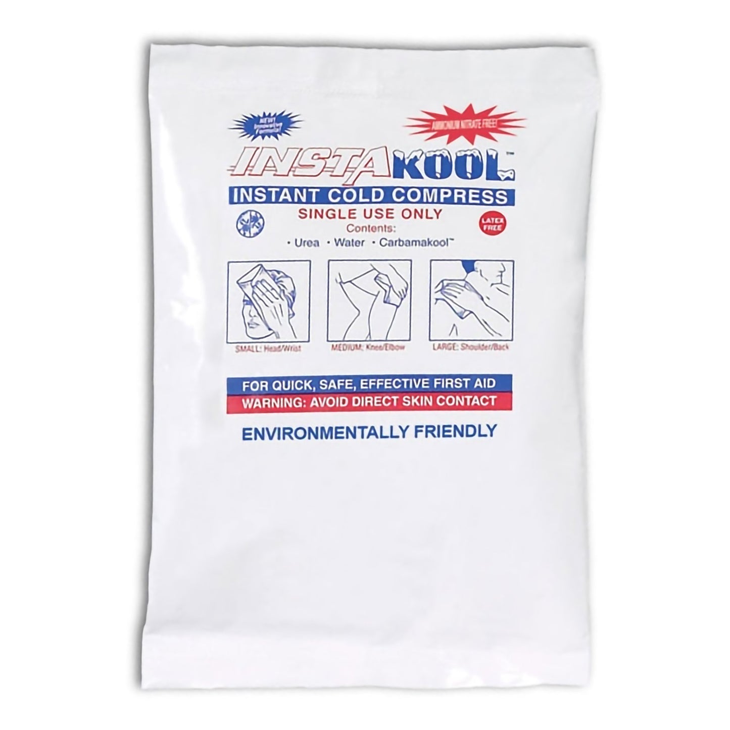 Instant Cold Pack InstaKool™ General Purpose Large 6 X 8-3/4 Inch Plastic / Urea / Water / CarbamaKool™ Disposable - TKINST6824