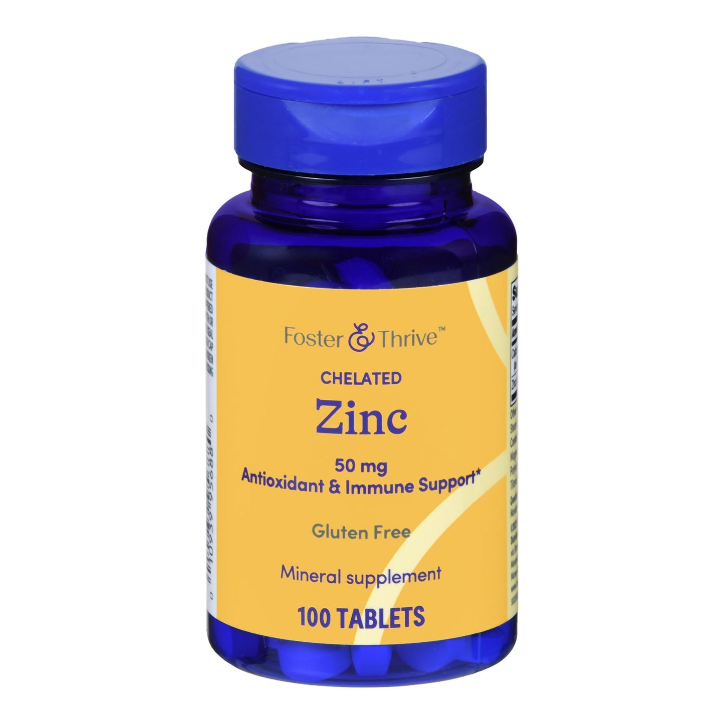 Foster & Thrive™ Chelated Zinc 50 mg Tablets 01093995688
