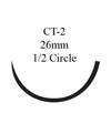 Nonabsorbable Suture with Needle Prolene™ Polypropylene CT-2 1/2 Circle Taper Point Needle Size 2-0 Monofilament - 8411H