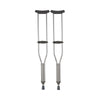 Underarm Crutches McKesson Adult 5 Foot 2 Inch to 5 Foot 10 Inch User Height Aluminum Frame 350 lbs. Weight Capacity - 146-10430-8