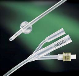 Foley Catheter Lubri-Sil™ 3-Way Standard Tip 5 cc Balloon 16 Fr. Hydrogel Coated Silicone - 70516L