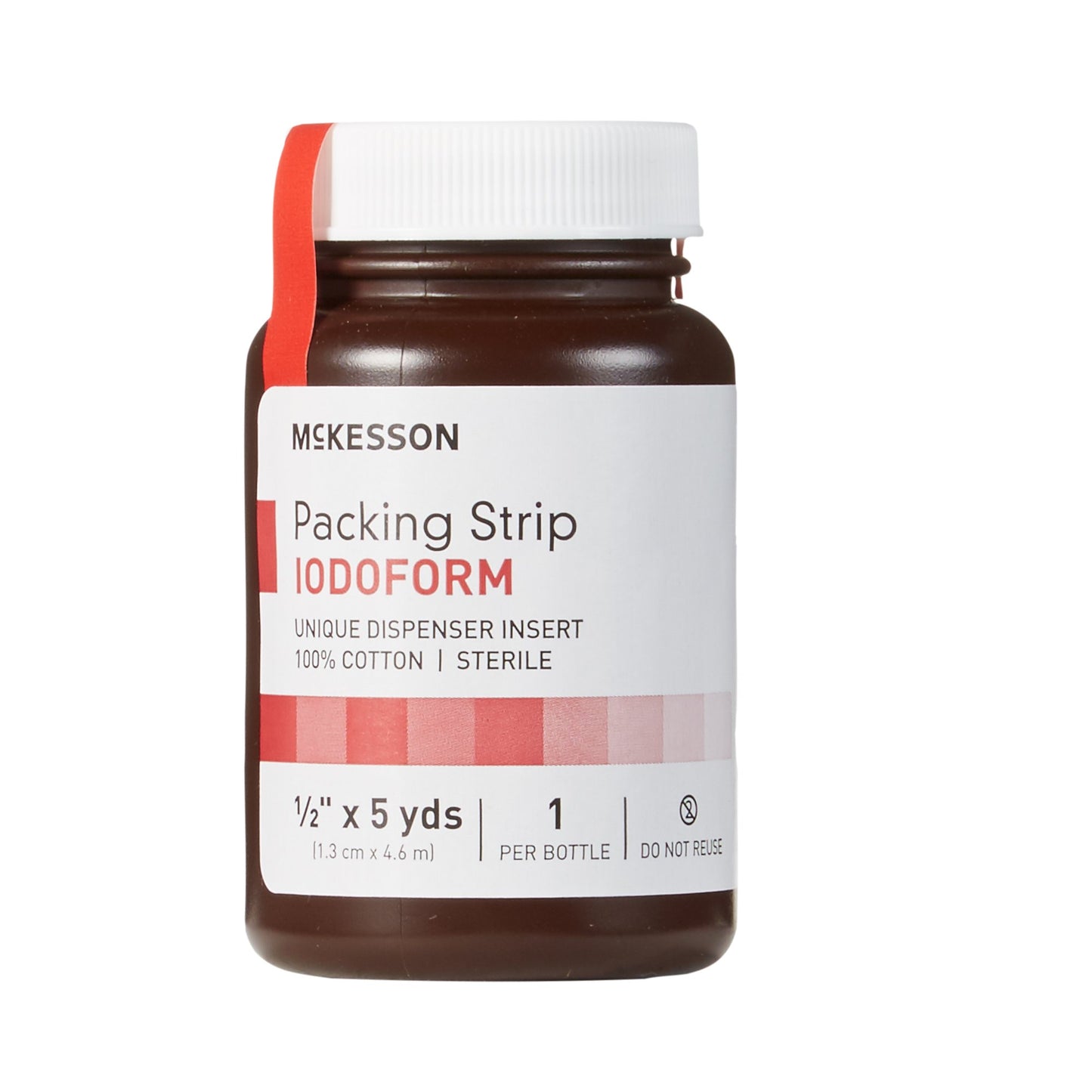 Wound Packing Strip McKesson Iodoform 1/2 Inch X 5 Yard Sterile Antiseptic - 61-59245