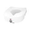 Raised Toilet Seat Carex® E-Z Lock™ 5 Inch Height Standard / Elongated 300 lbs. Weight Capacity - FGB30500 0000