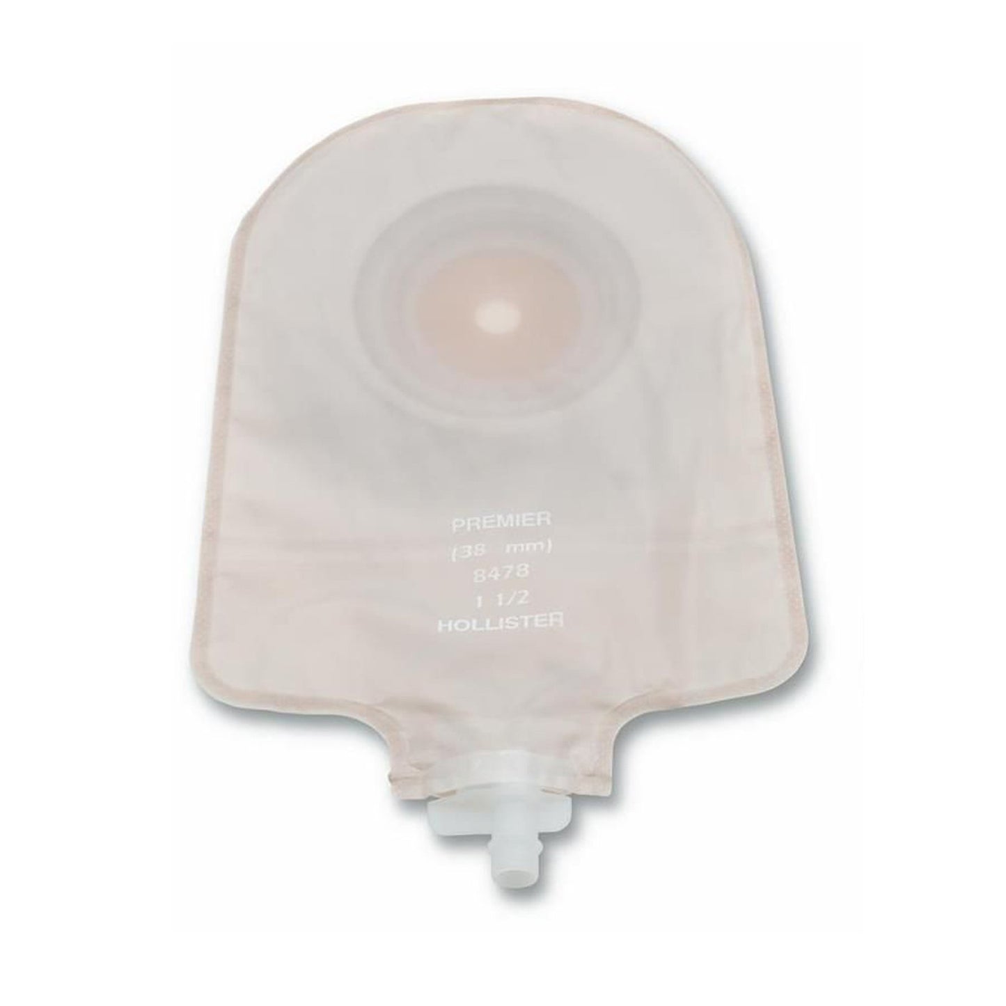 Premier™ One-Piece Transparent Urostomy Pouch, Cut to fit up to 51 mm Stomas 84711