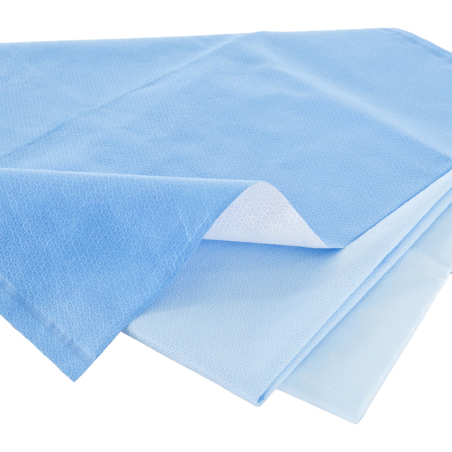 QUICK CHECK* H100 Sterilization Wrap White / Blue 24 X 24 Inch Dual Layer SMS Polypropylene Steam / EO Gas / Hydrogen Peroxide - 34178