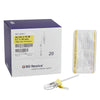 Closed IV Catheter Nexiva™ 24 Gauge 3/4 Inch Vialon Biomaterial Winged Hub Blood Control - 383511