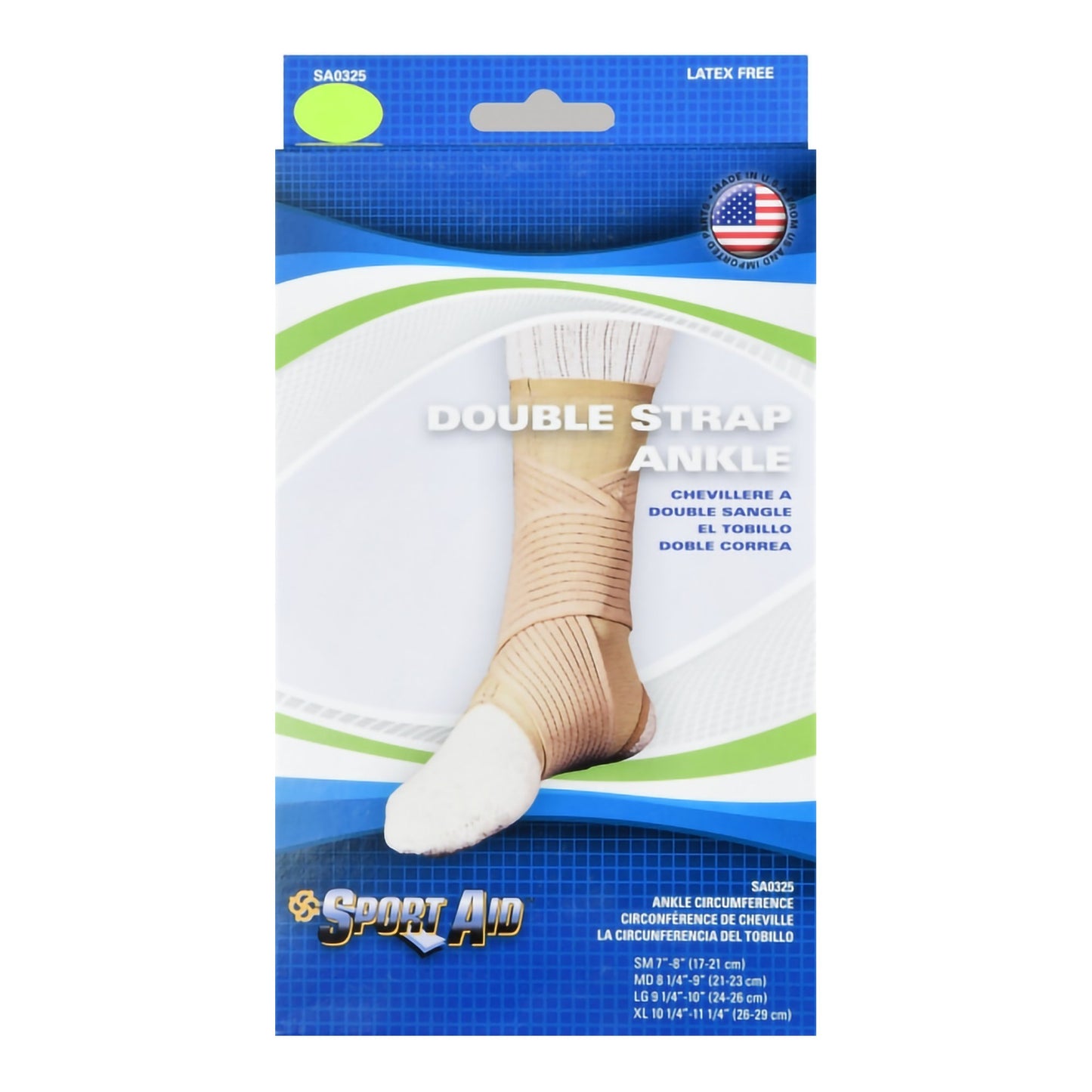 Scott Specialties Spandex Ankle Support 0325 BEI LG, 1 Each