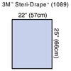 3M™ Steri-Drape™ Sterile Utility Sheet General Purpose Drape, 22 x 25 Inch 1089