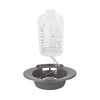 Sitz Bath McKesson Round Graphite Plastic 2000 mL Bag Graduated, 500 mL Increments up to 2000 mL - 56-80102