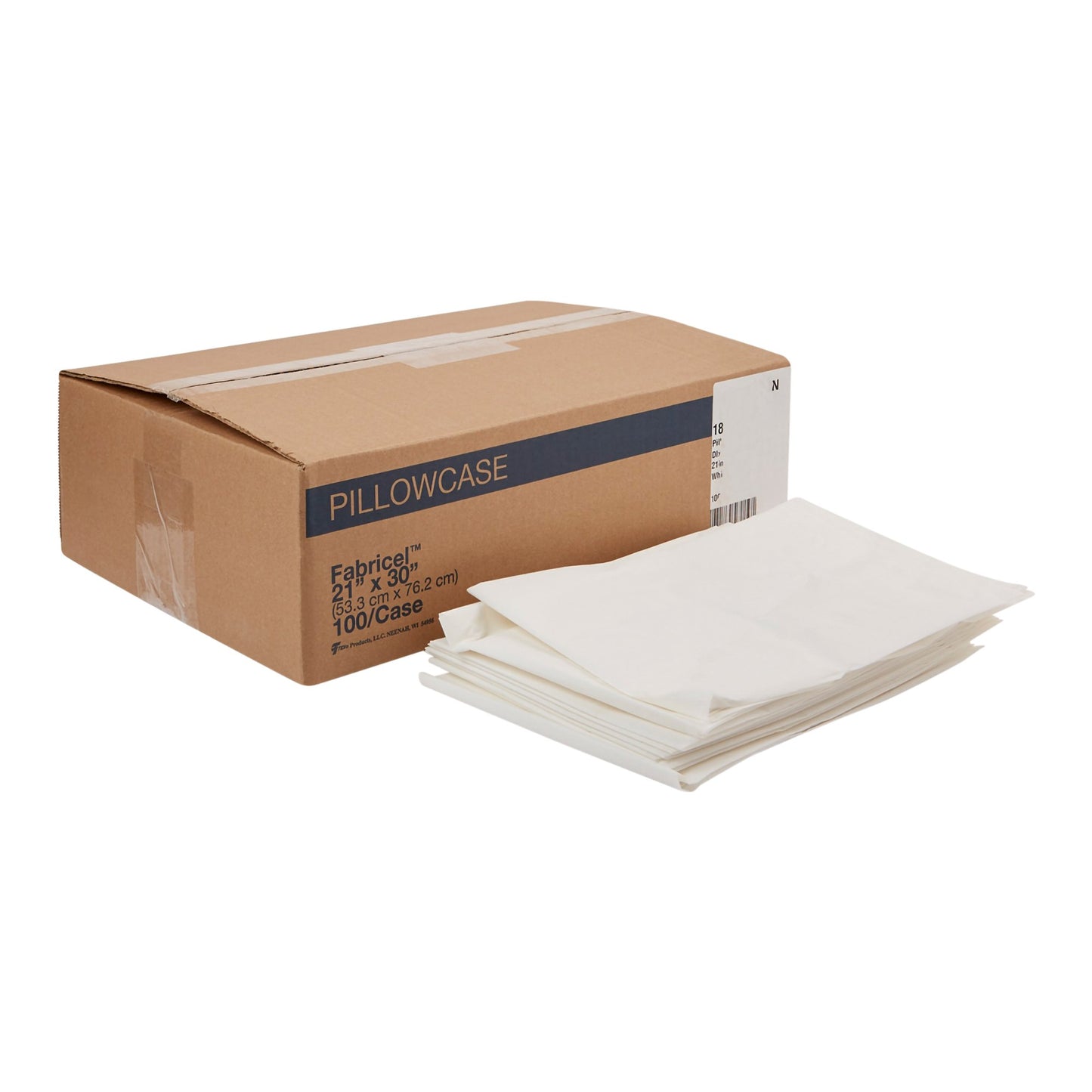 McKesson White Fabricel® Pillowcase, 21 x 30 Inch 18-9355
