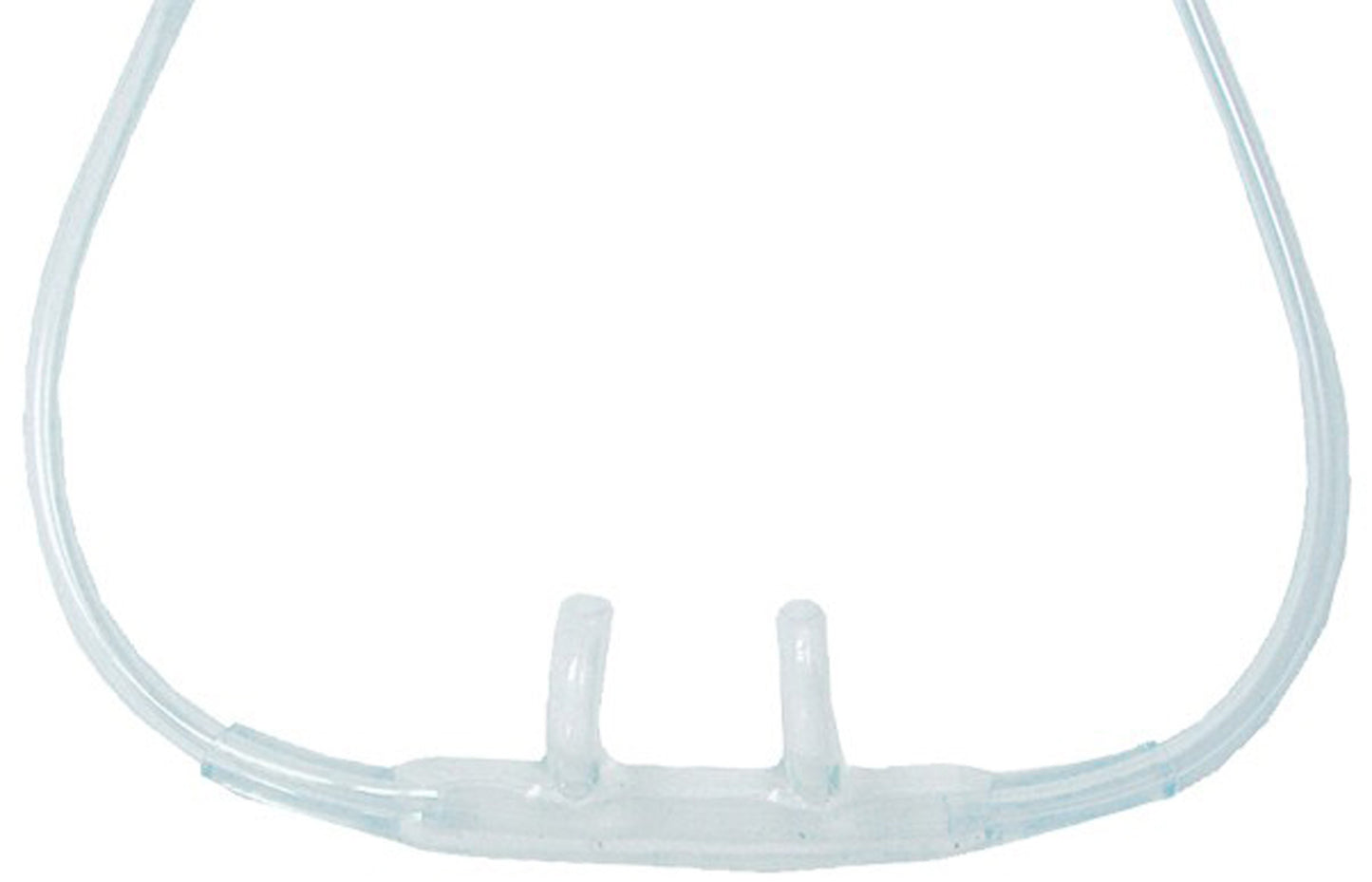 ETCO2 Nasal Sampling Cannula with O2 Delivery Cozy Adult Curved Prong / NonFlared Tip 7 Foot O2 Line - SOFT 207