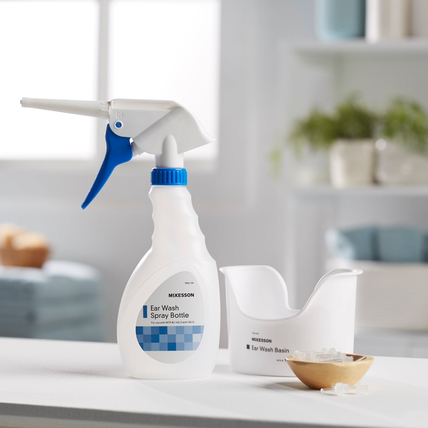 McKesson Ear Wash System Kit with Rigid Tube and 23 Ear Tips 140-4