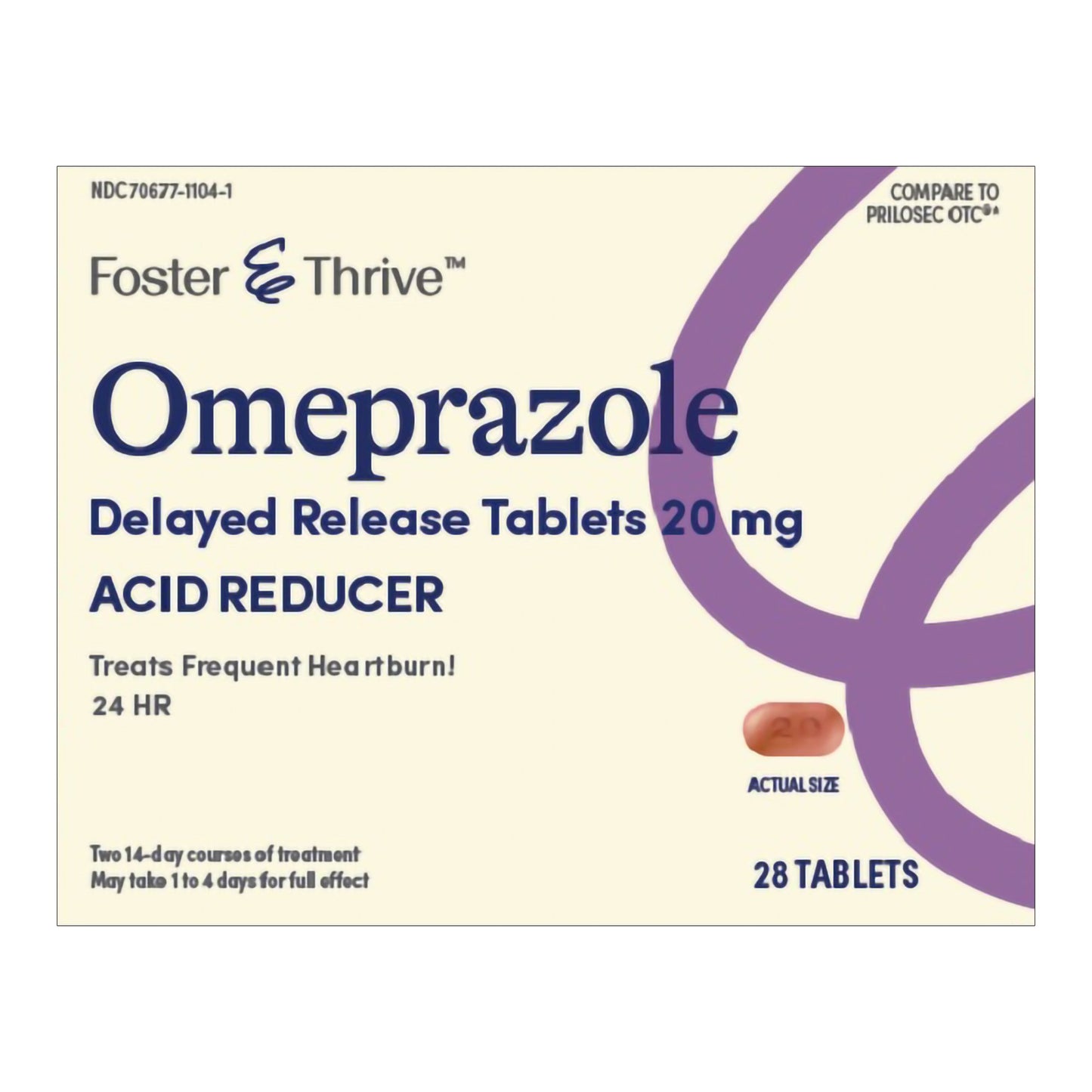 Foster & Thrive™ Omeprazole 20 mg Delayed Release Tablets 70677110401