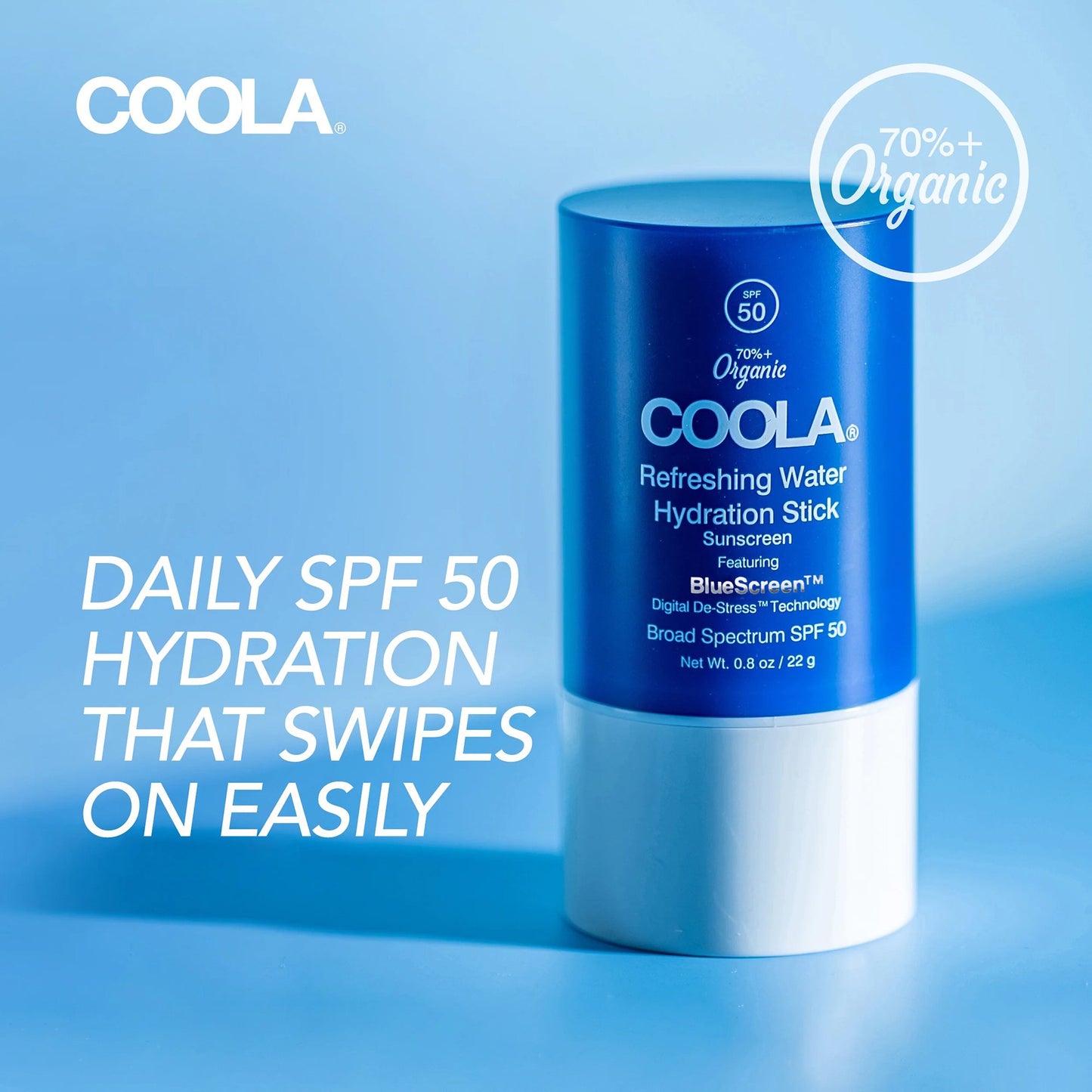 Sunscreen COOLA® Refreshing Water Hydration Stick SPF 50 Stick 0.8 oz. Tube CL10442