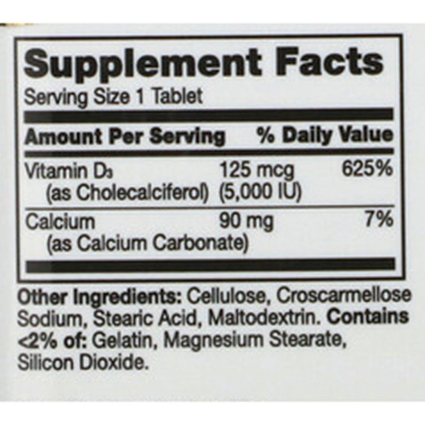 21st Century® Vitamin D-3 / Calcium Supplement 74098527288