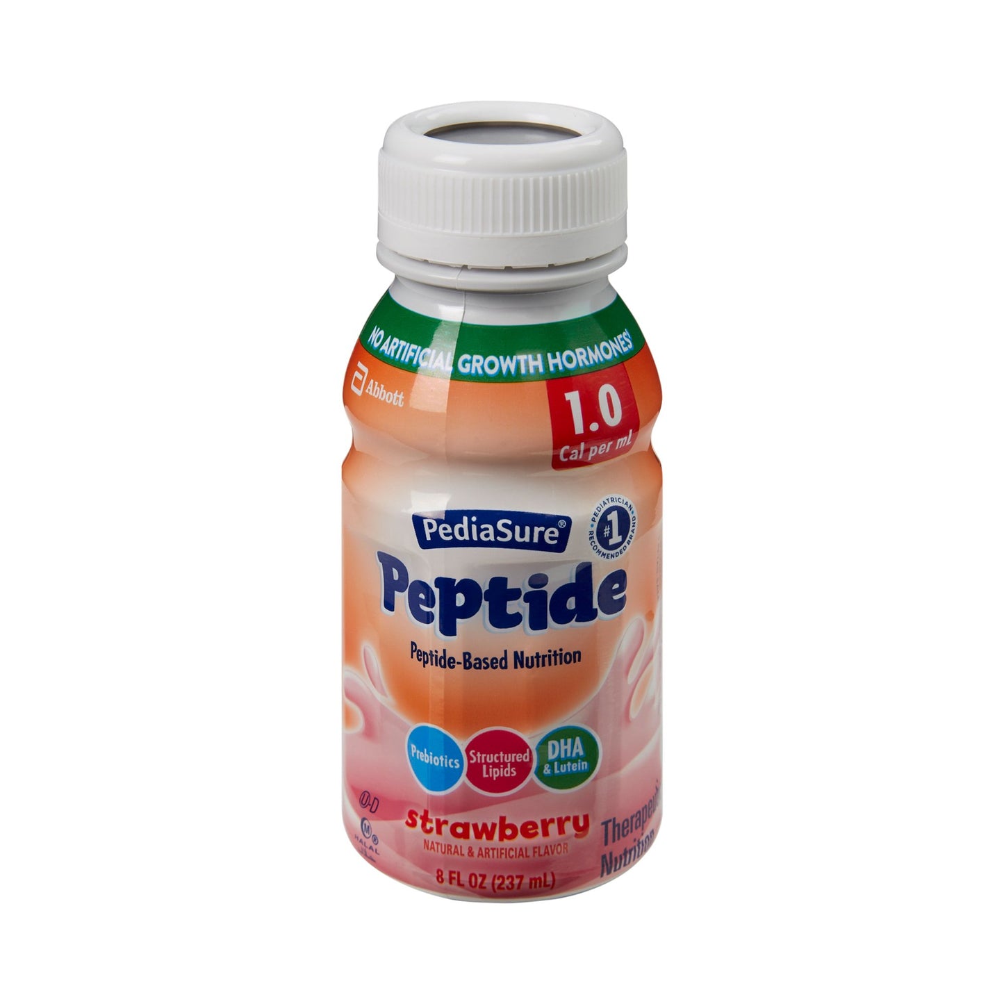 Pediatric Oral Supplement PediaSure® Peptide 1.0 Cal Strawberry Flavor 8 oz. Bottle Liquid Peptide Malabsorption / Maldigestion - 67411