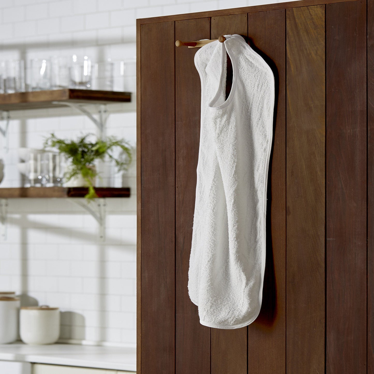 Beck's Classic Terry Adult Bib, White TB1834