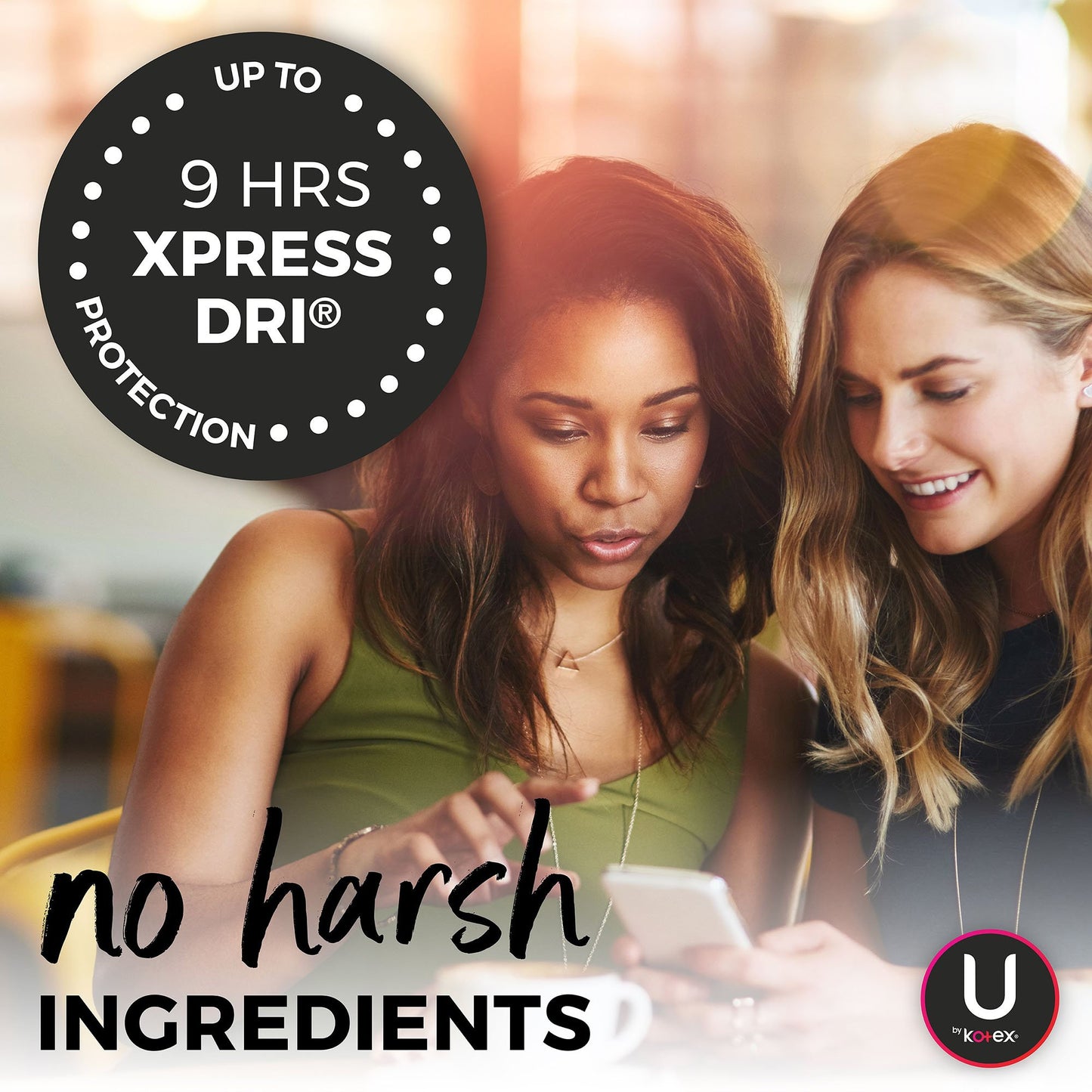 U by Kotex Security Ultra Thin Pads with Wings, Regular Absorbency 53631