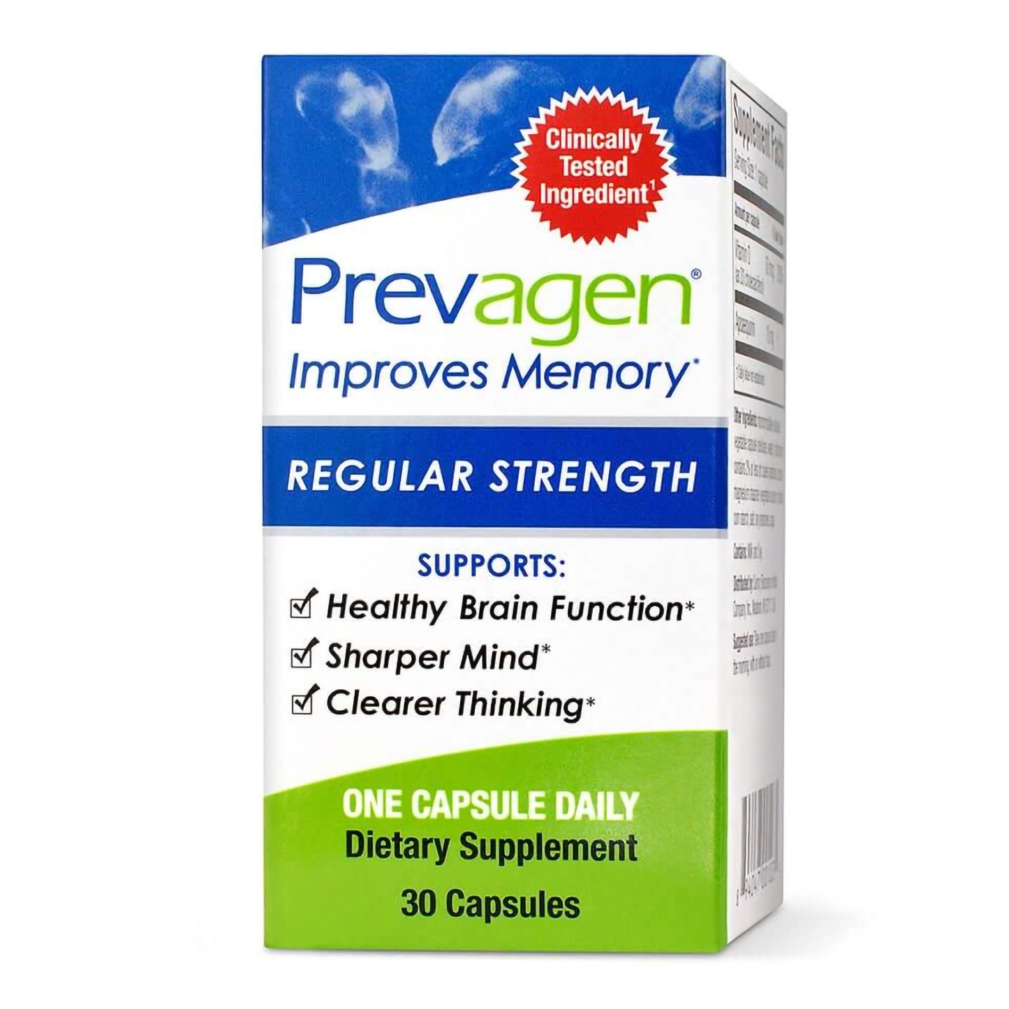 Brain Health Supplement Prevagen® Vitamin D / Apoaequorin 50 mcg - 10 mg Strength Capsule 30 per Bottle - 89404700103