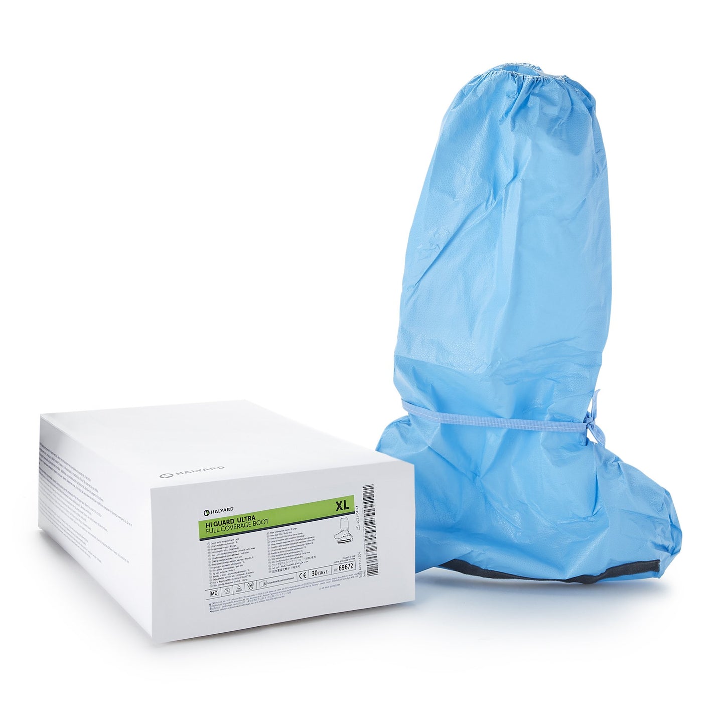 Boot Cover Hi Guard® X-Large Knee High Nonskid Sole Blue NonSterile - 69672