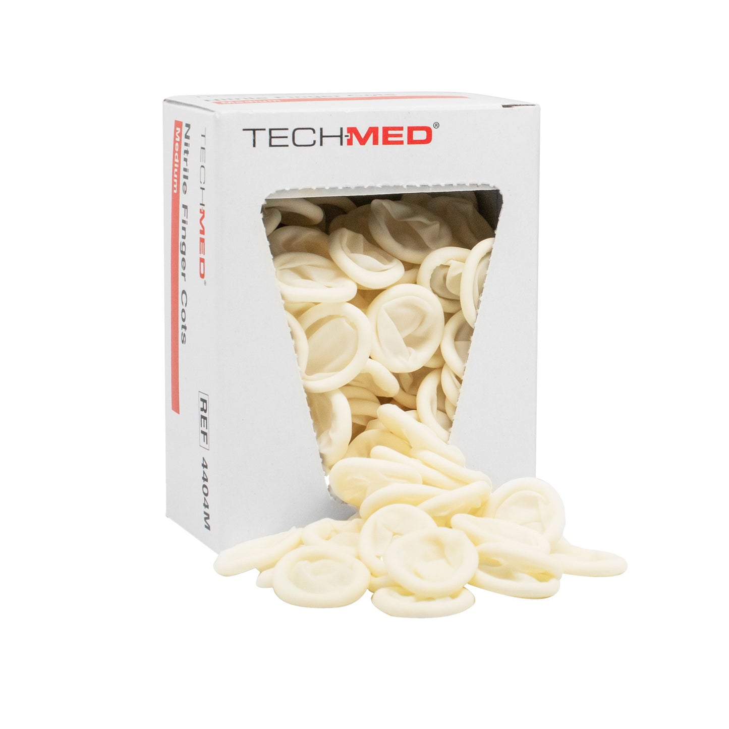 Finger Cot Tech-Med® Large 2-1/2 Inch Length Powder Free Nitrile NonSterile - 4404L