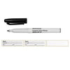 Medical Utility Marker with Labels McKesson Permanent Black Ink Sterile Full Size Regular Tip 19-0741