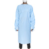 McKesson Open Back Over-the-Head Protective Procedure Gown, Universal, Blue 18-8576A