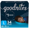 Goodnites® Boys Heavy Absorbency Nighttime Underwear, Large 53359