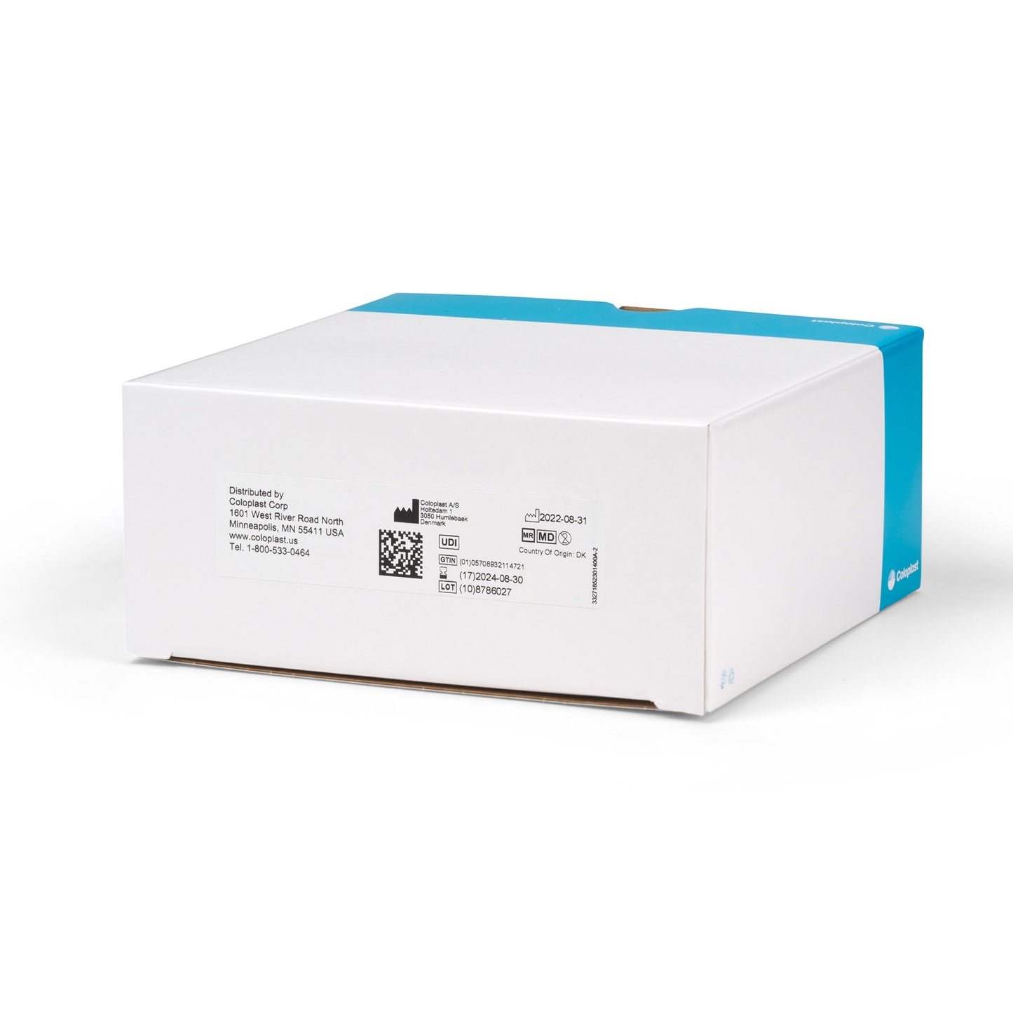 SenSura® Mio Click Convex Flip Ostomy Barrier, 40 mm Stoma Openings, Blue Match 18523