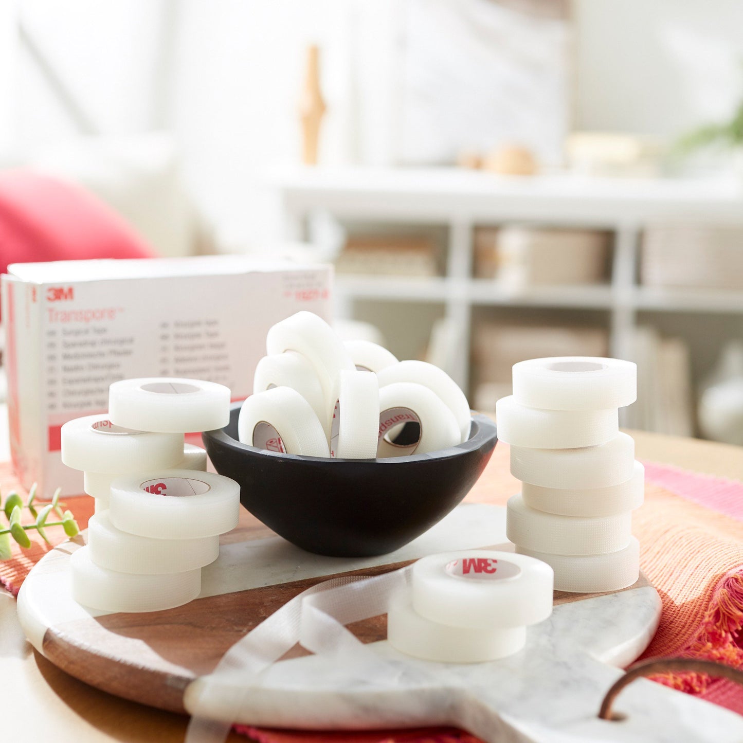 3M™ Transpore™ Plastic Medical Tape, 1/2 Inch x 10 Yard, Transparent 1527-0