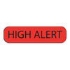 MedVision® "High Alert" Label, 1-7/16 x 3/8 Inch MV02FR6981
