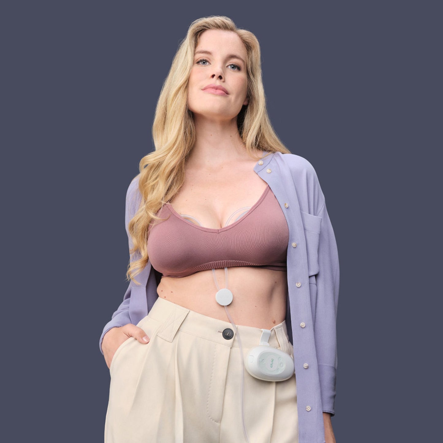 Hands Free Double Electric Breast Pump Elvie Stride EB01-02